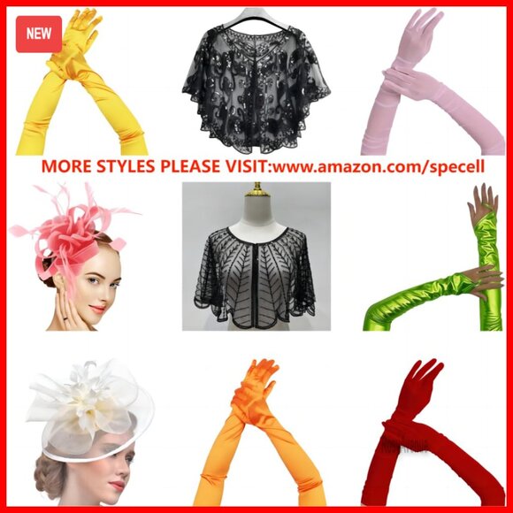 Handmade Derby Fascinator Hat with Feathers, Adjustable Headband & Clips main image 4
